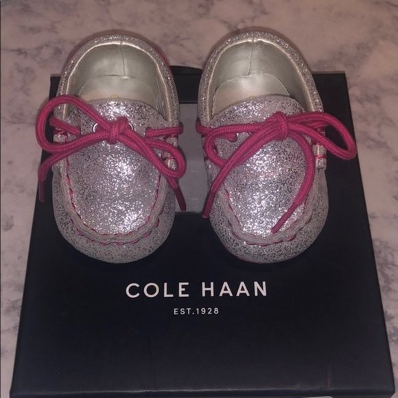 Cole Haan Grant Driver silver driving moccasins - Picture 2 of 4